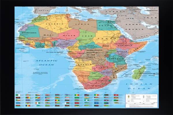 African Continent Map