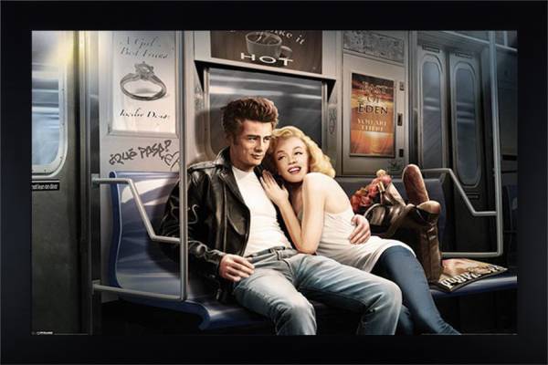James Dean and Marilyn